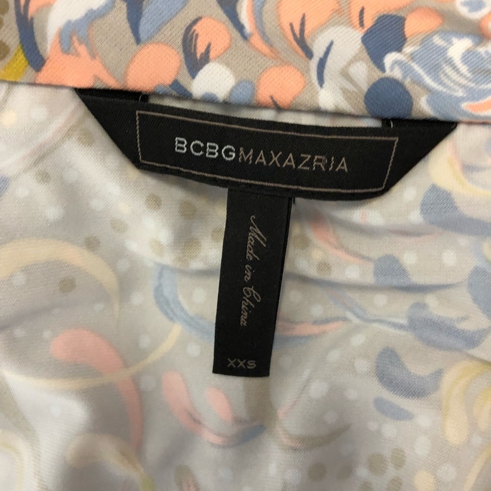 BCBGMaxAzria Multicolor Wrap Dress - Picture 6 of 8